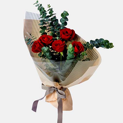 Red Roses Love Bouquet Delivery in Singapore - FNP SG
