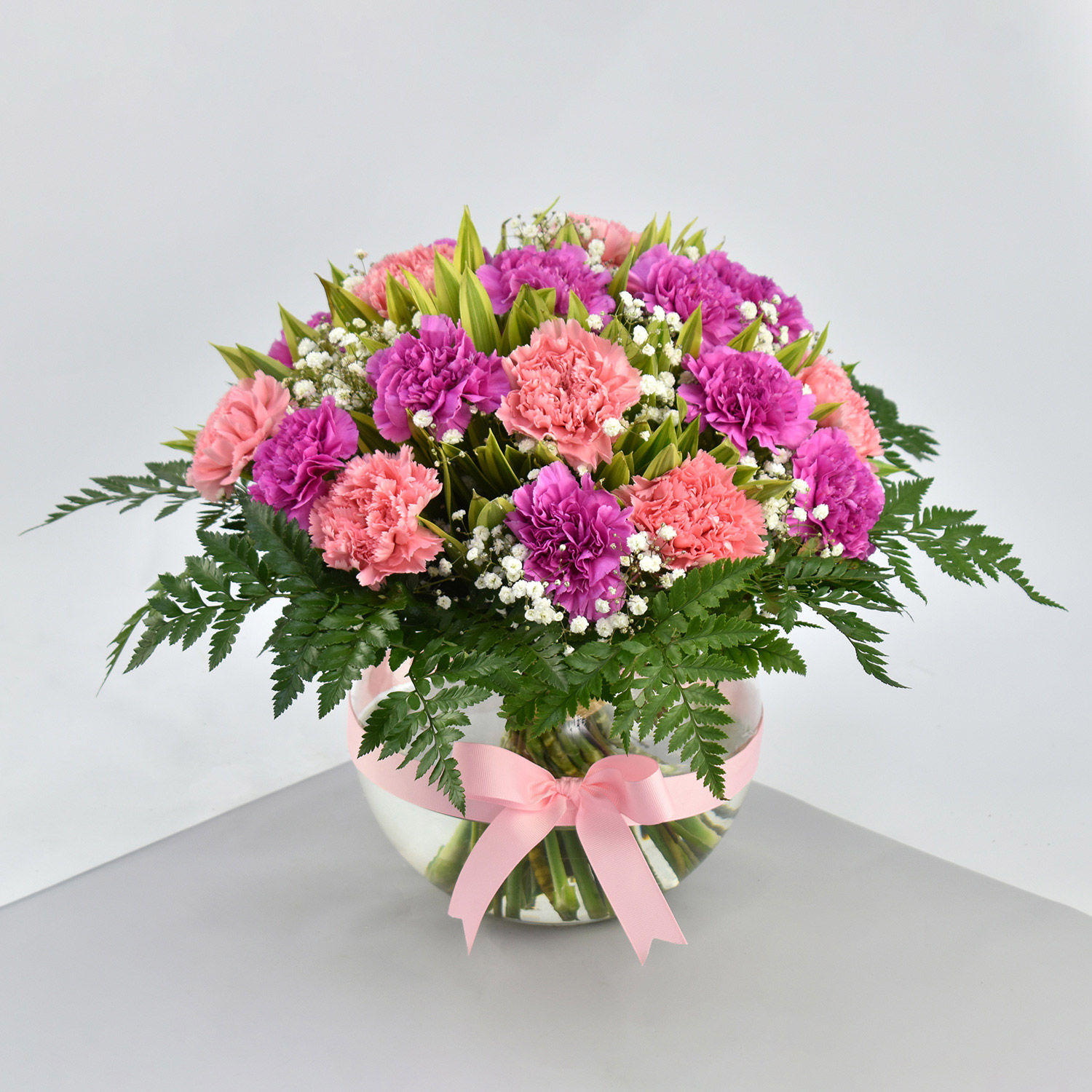 Beauty Of Carnation Flower Arrangement Delivery in Singapore FNP SG