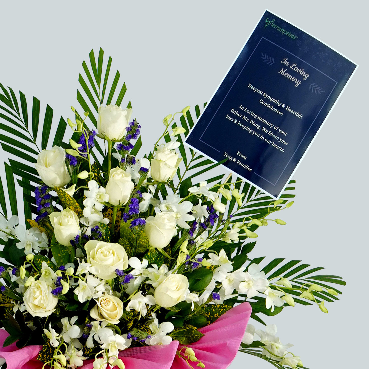 Forever Condolence Mixed Flowers Delivery in Singapore FNP SG