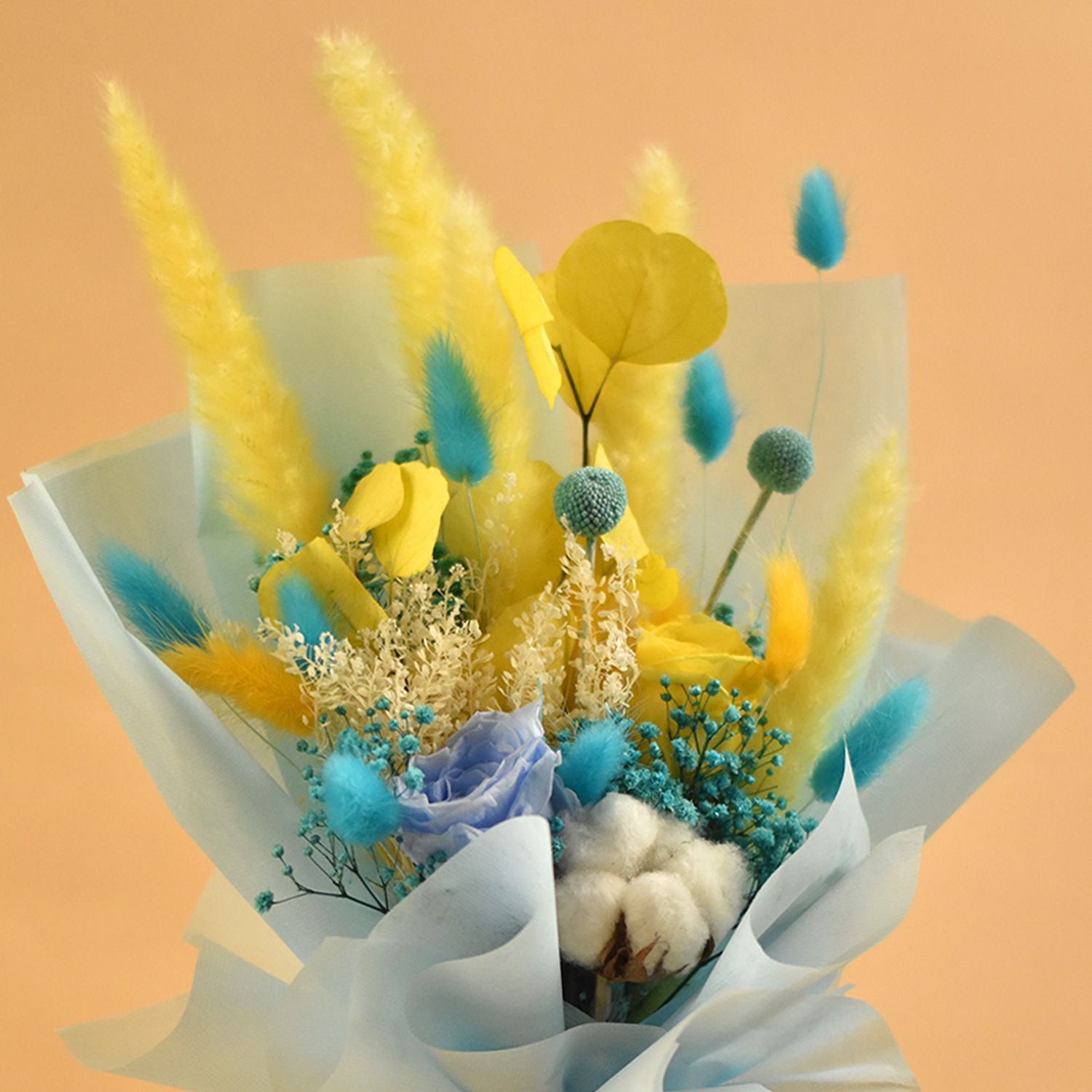 Beautiful Mixed Preserved Flowers Bouquet Delivery in Singapore FNP SG