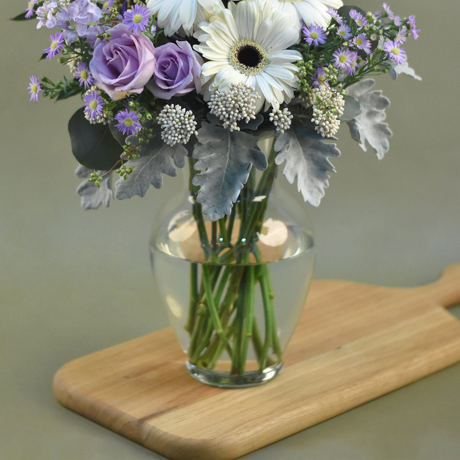 Soothing Mixed Flowers Vase Delivery in Singapore FNP SG