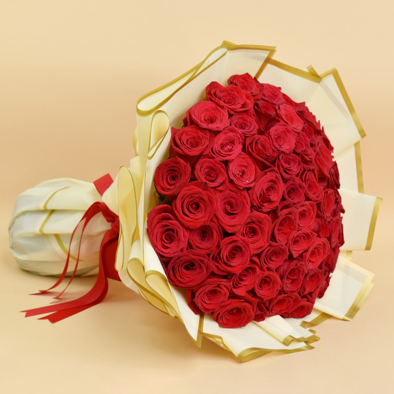 50 Valentine Roses Bouquet Delivery in Singapore FNP SG