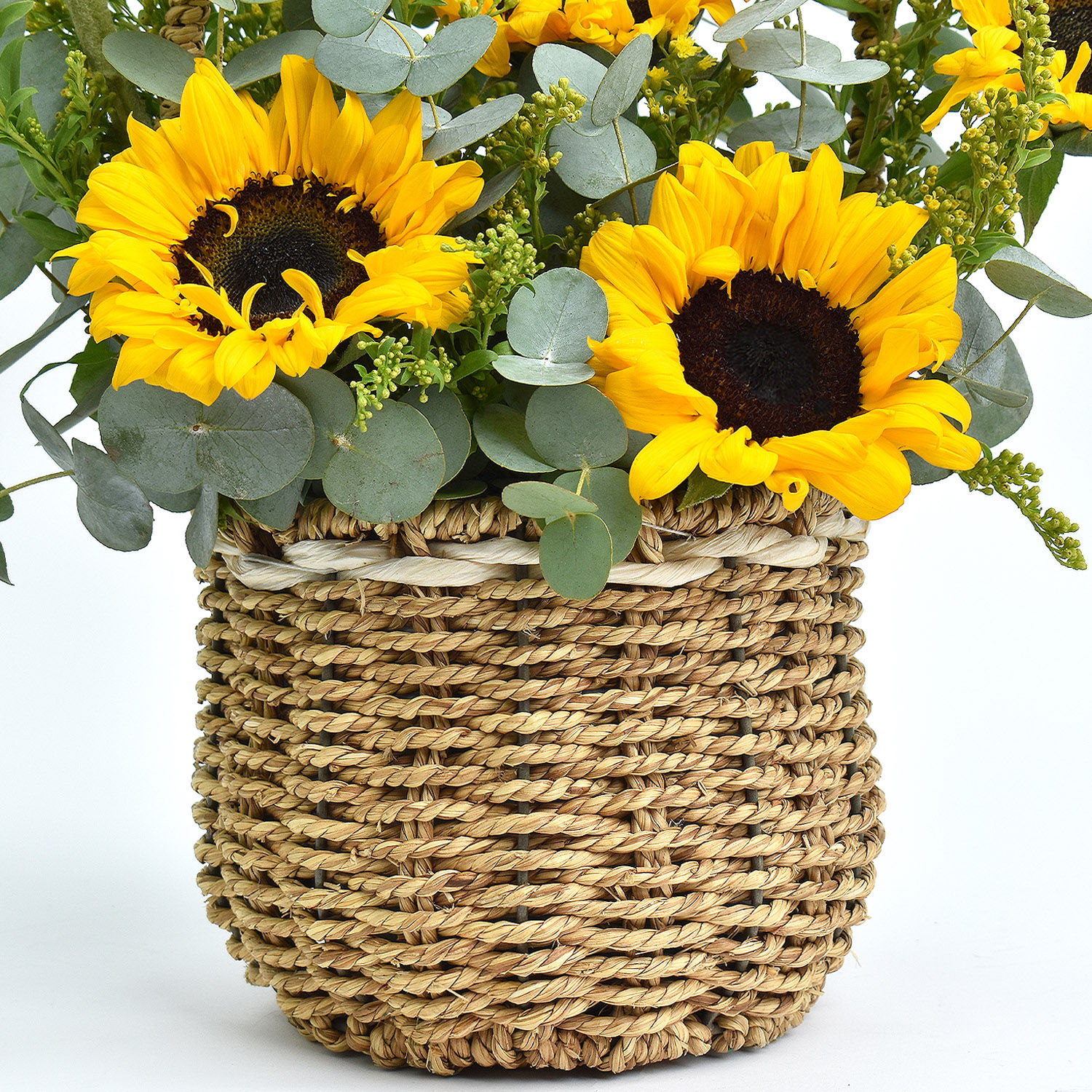 Sunflowers Shine Basket Delivery in Singapore FNP SG