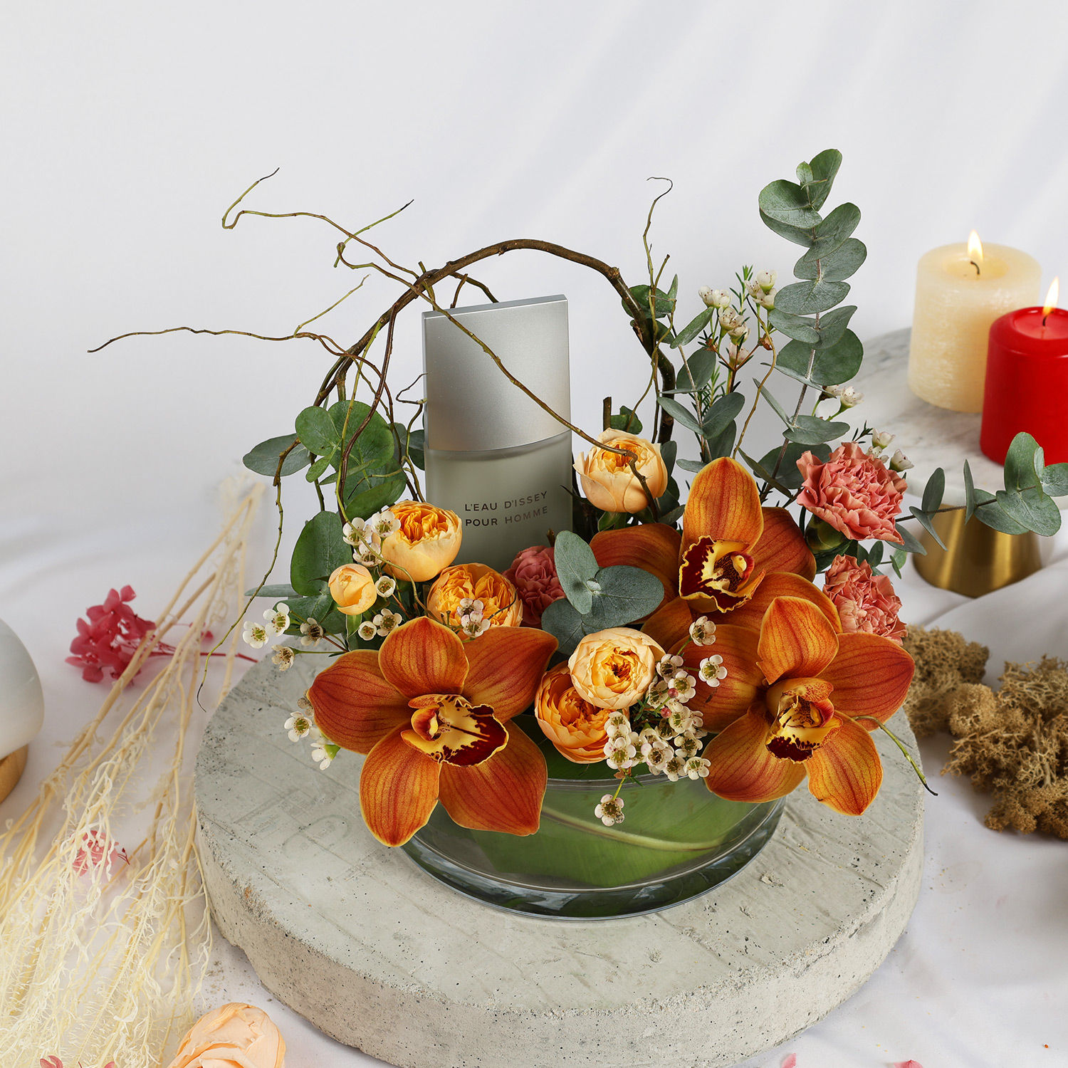 Issey Miyake Perfume and Flowers For Him Delivery in Singapore FNP SG