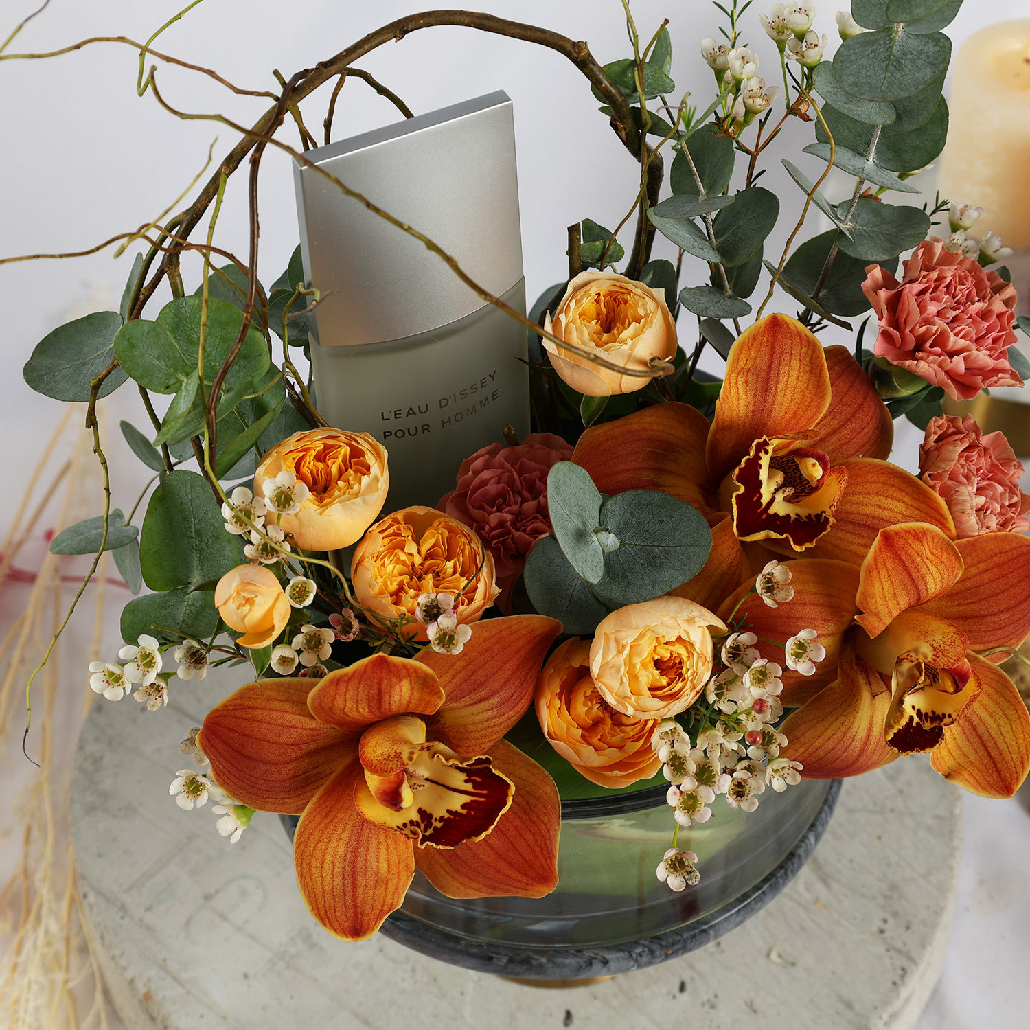 Issey Miyake Perfume and Flowers For Him Delivery in Singapore FNP SG