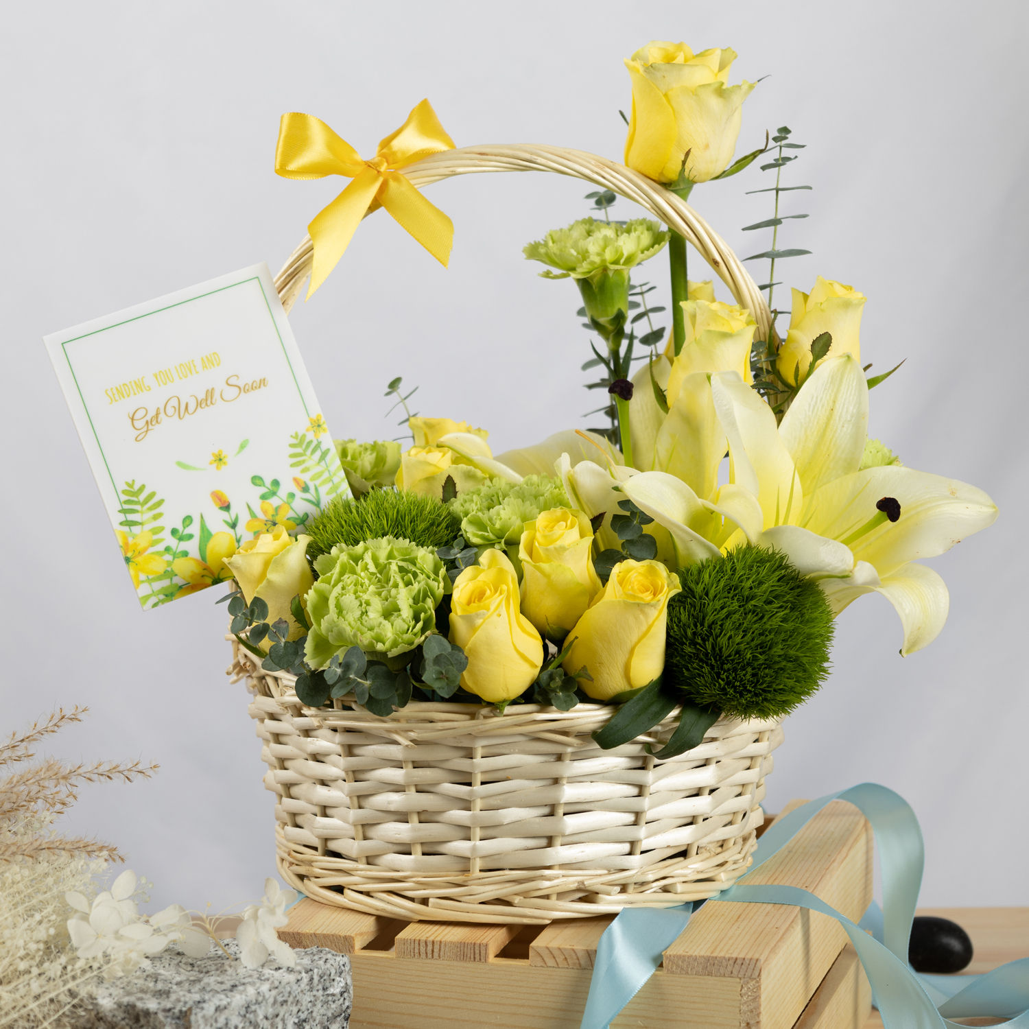 Get Well Soon Flowers Basket Delivery in Singapore FNP SG