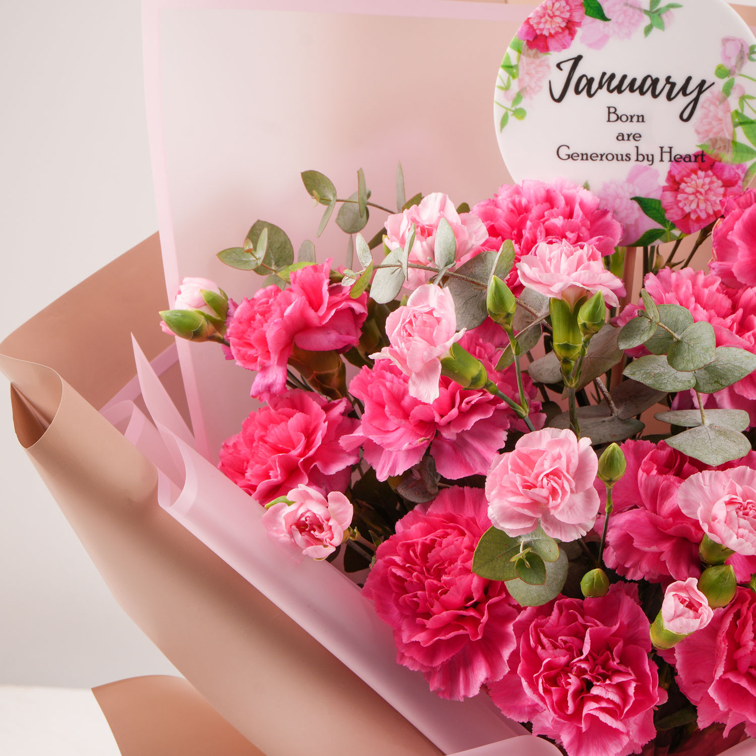 Birthday Wish Carnations Bouquet Delivery in Singapore FNP SG