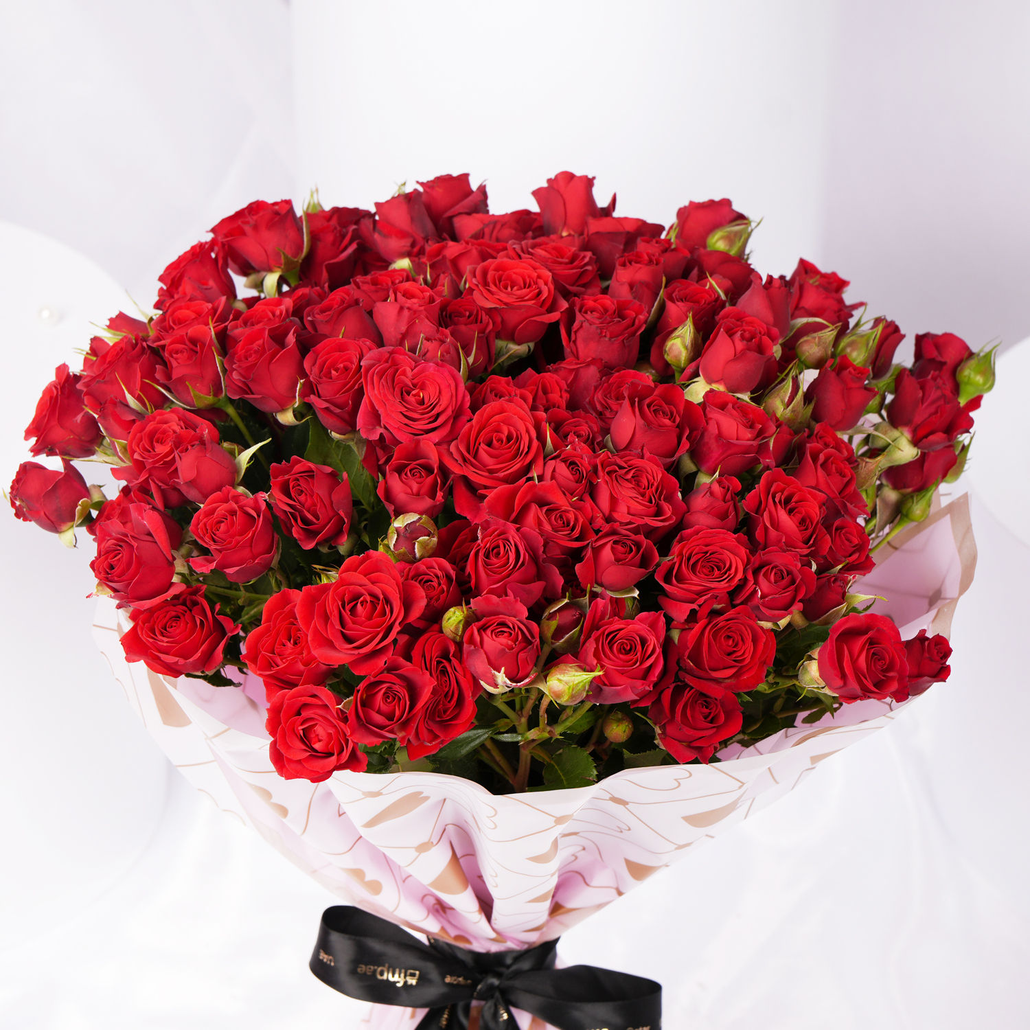 Beautiful Red Baby Roses Bouquet Delivery in Singapore - FNP SG