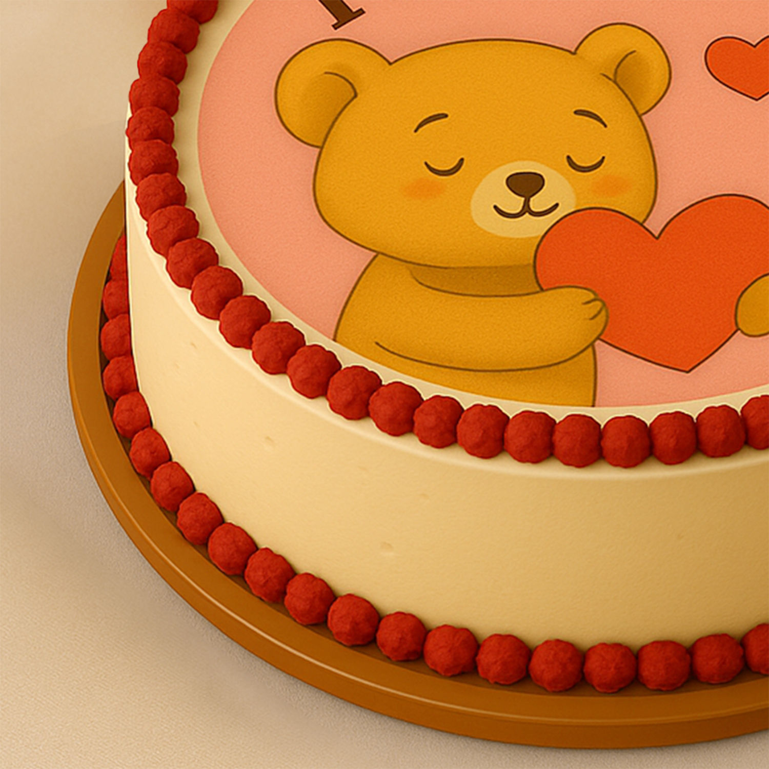 520 Day I LOVE YOU Red Velvet Cake Delivery in Singapore - FNP SG