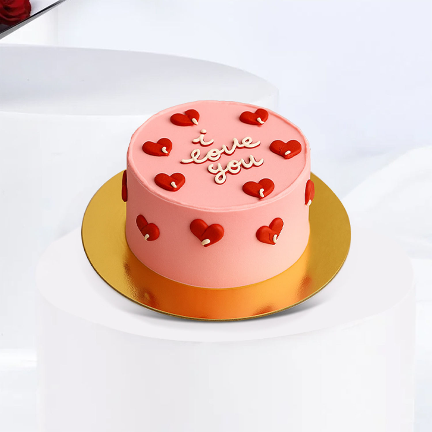 520 Day Red Roses Bouquet and Cake Bundle Delivery in Singapore - FNP SG