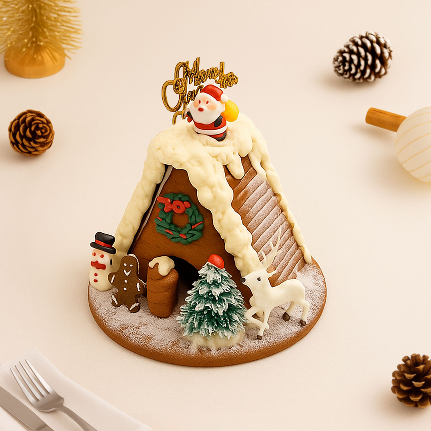 Gingerbread house image