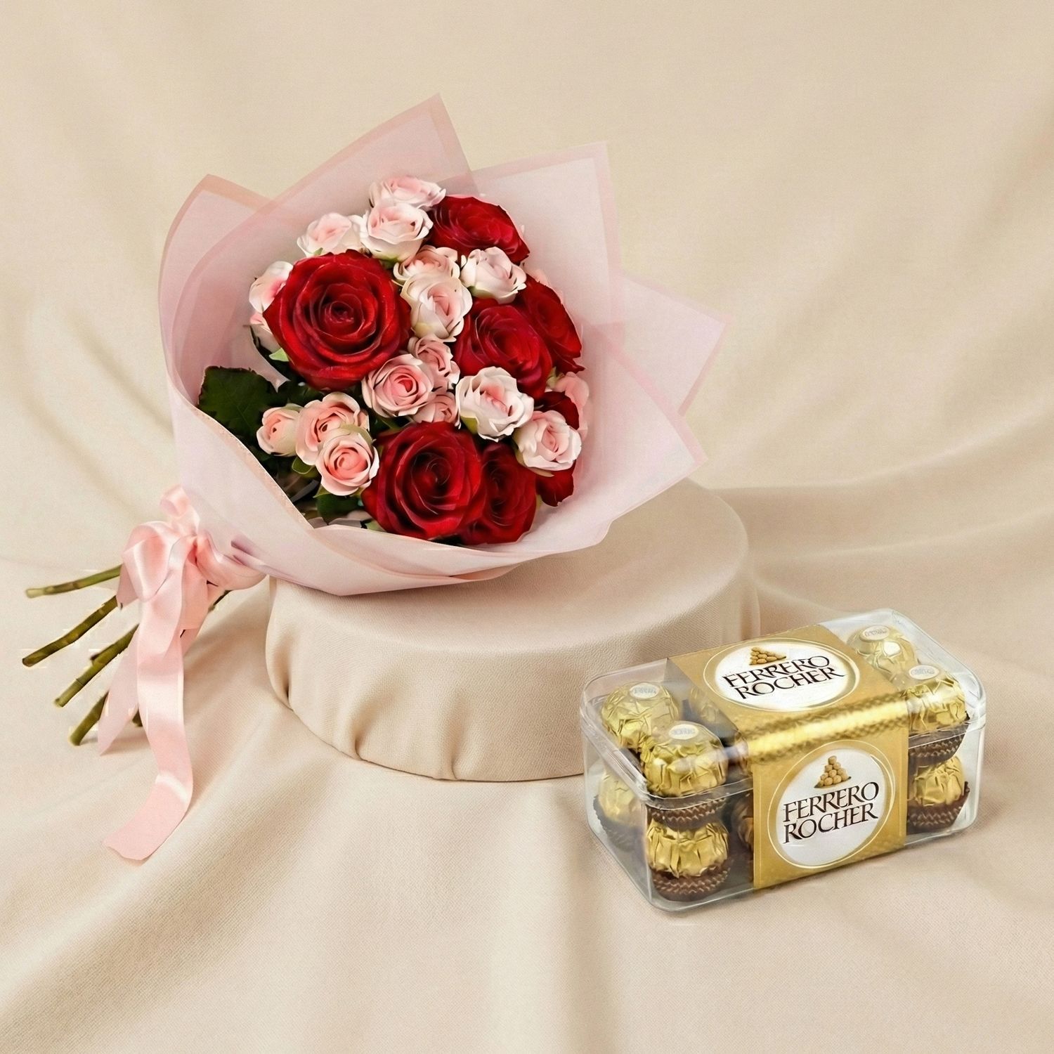 Eternal Love Roses Bouquet with Chocolates Delivery in Singapore - FNP SG
