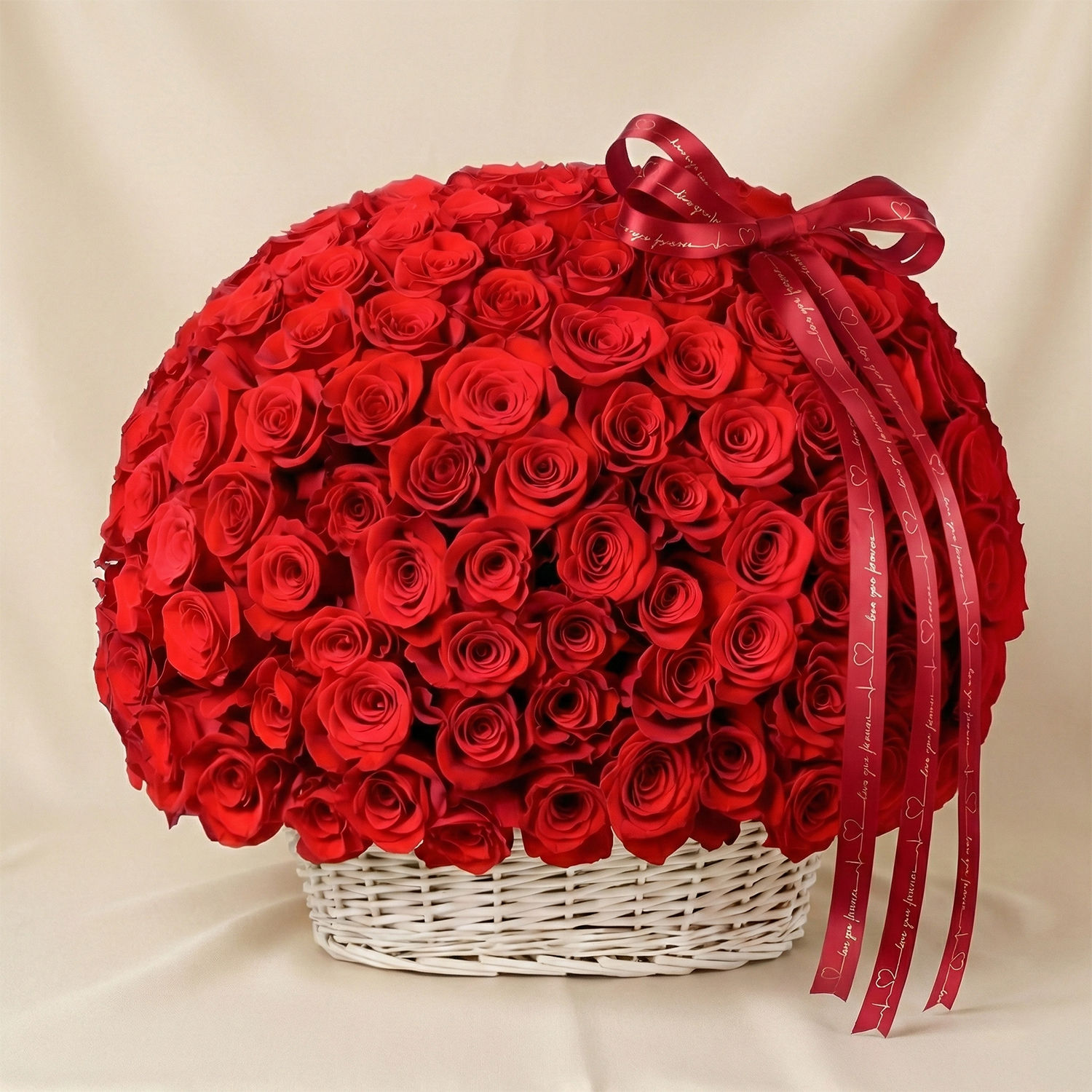 199 Red Roses Basket Arrangement Delivery in Singapore - FNP SG