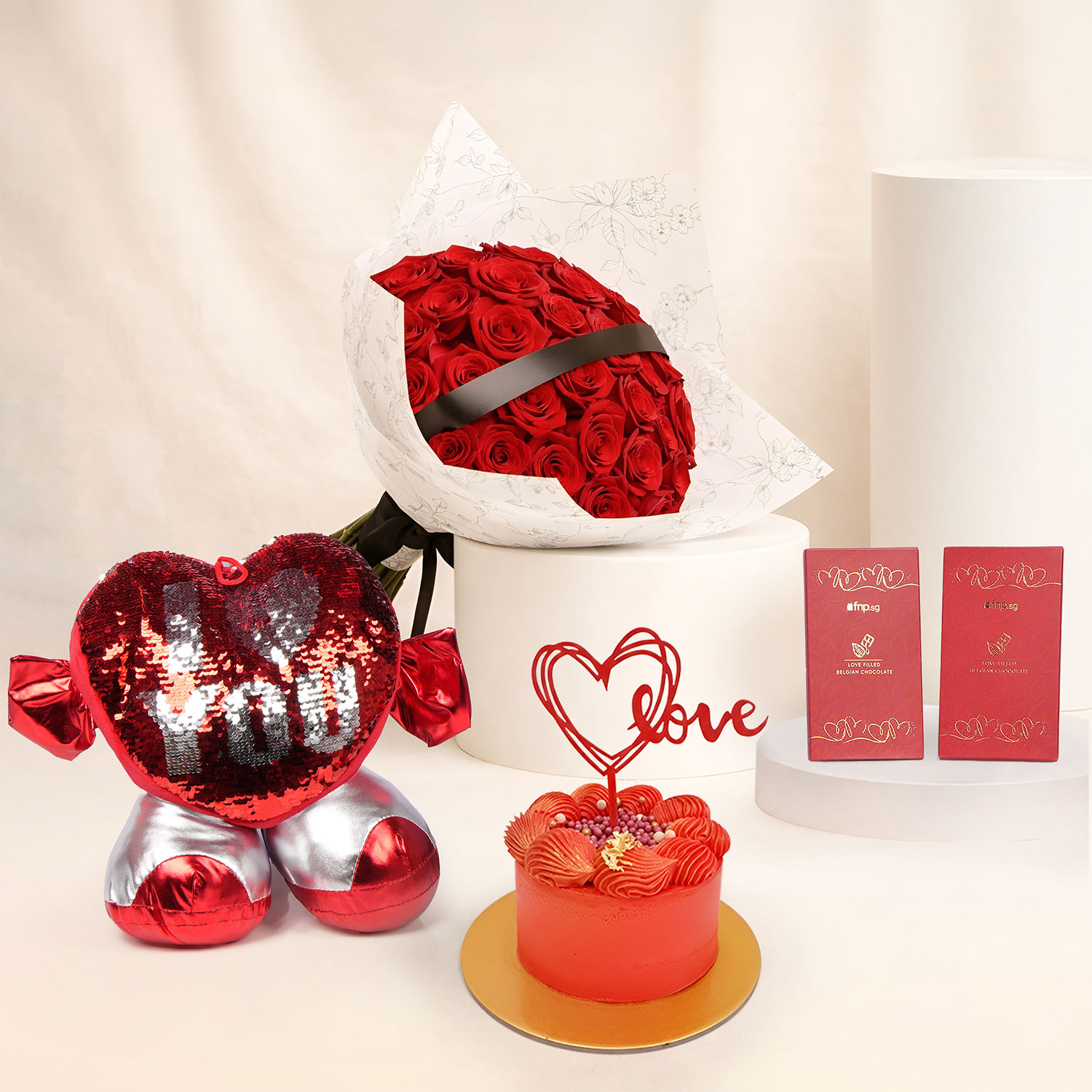 35 Red Roses 35 Red Roses Expressions Bouquet combos Delivery in Singapore - FNP SG