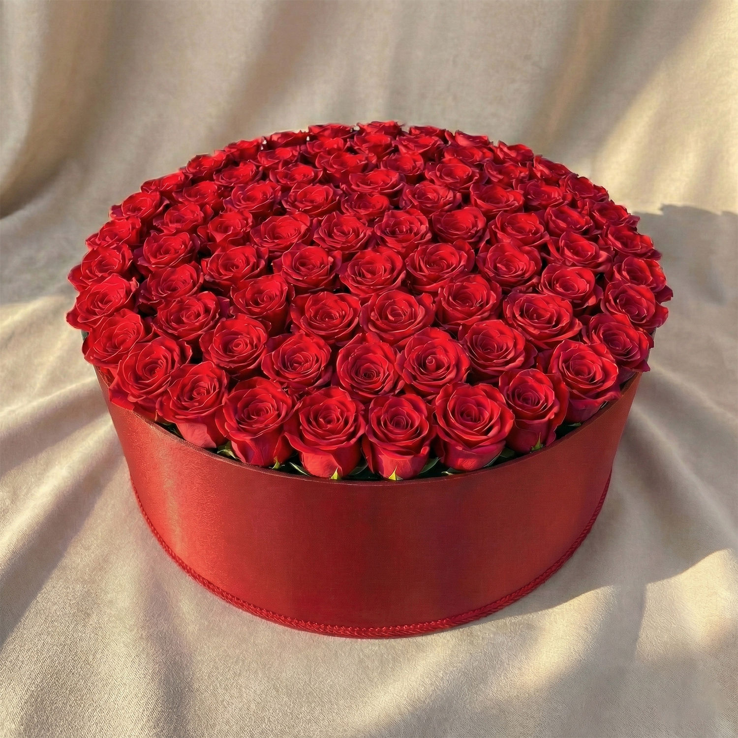 Red Roses Box Delivery Eternal Romance Red Rose Box Delivery in Singapore - FNP SG
