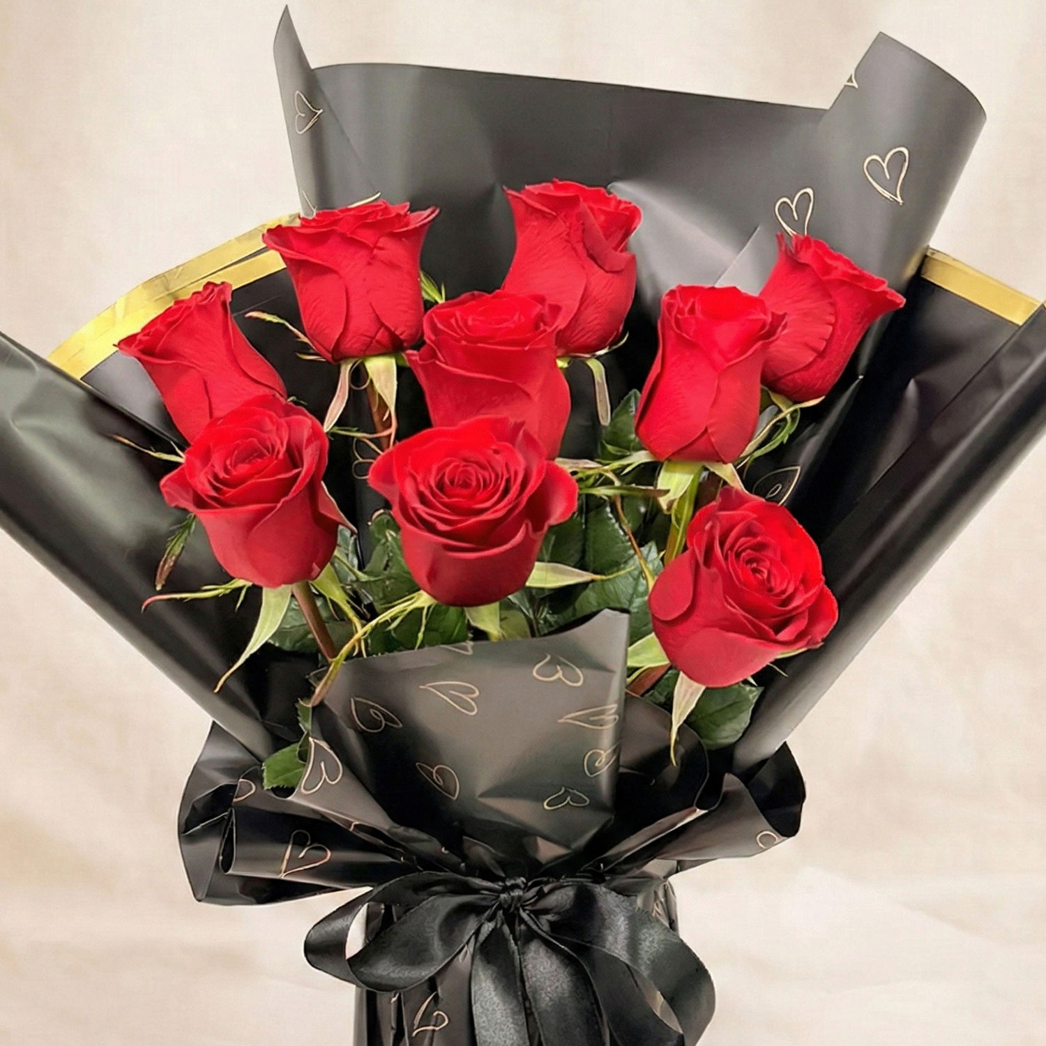 Love 9 Red Roses Bouquet Delivery in Singapore - FNP SG