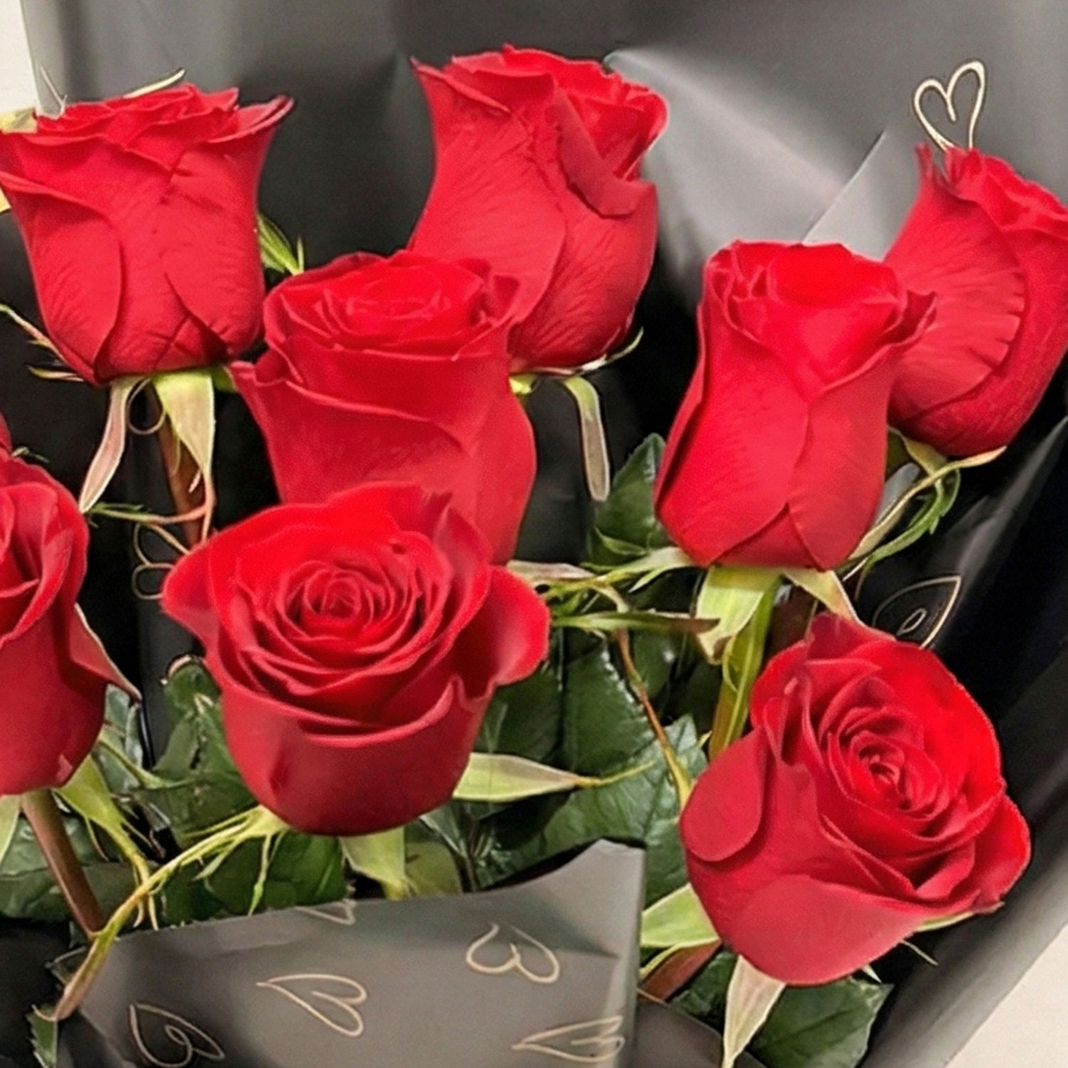 Love 9 Red Roses Bouquet Delivery in Singapore - FNP SG