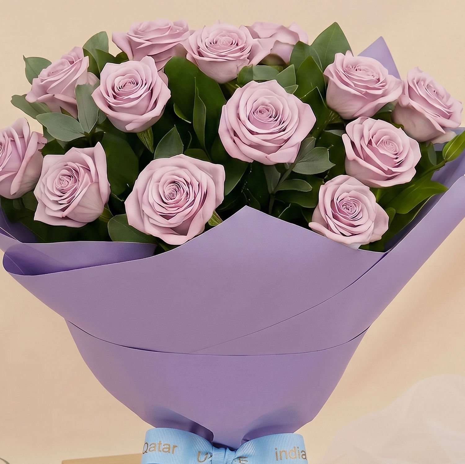 Purple Roses Bucket Bunch Of 20 Purple Roses Delivery in Singapore - FNP SG