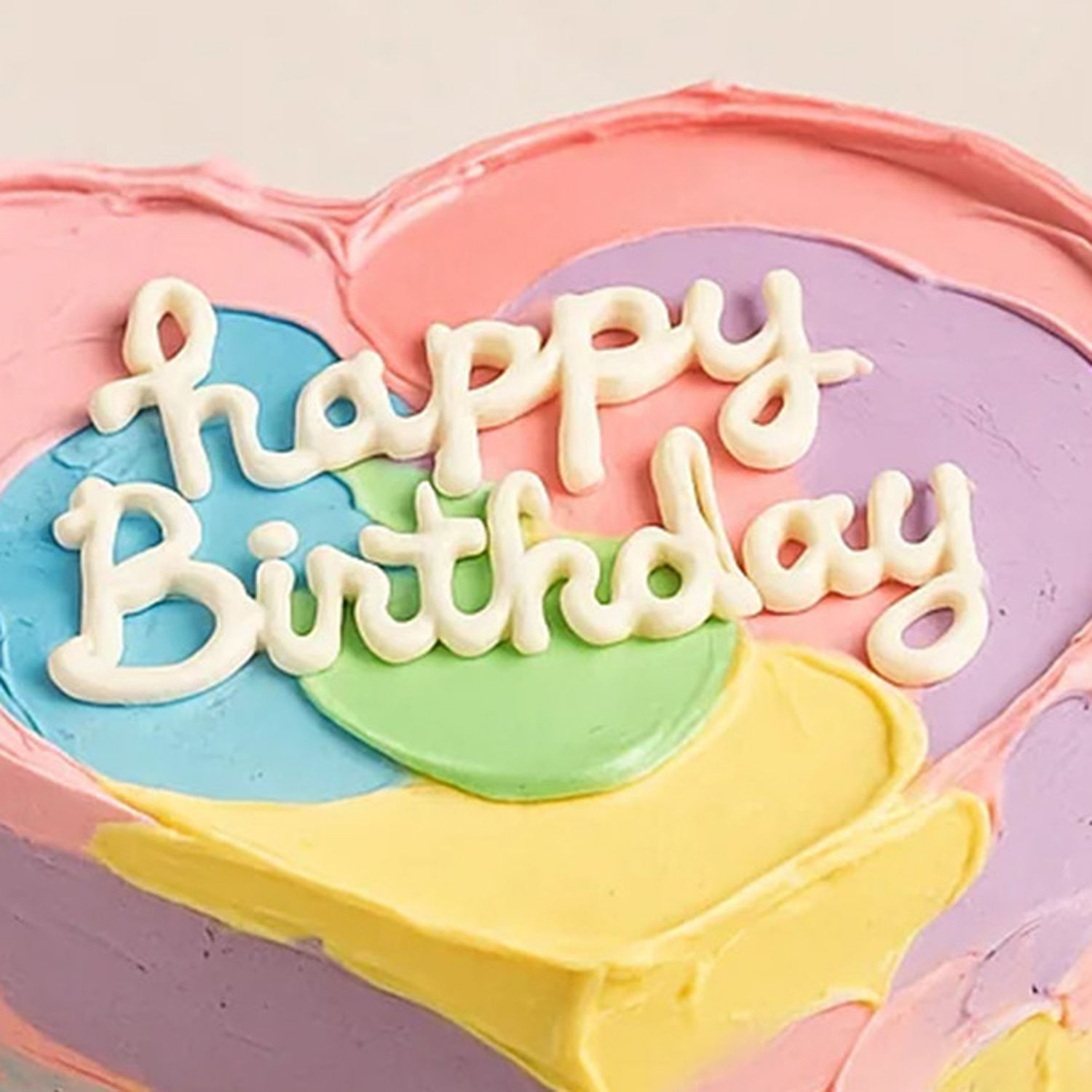 Colorful Heart Shaped Birthday Cake Delivery in Singapore - FNP SG