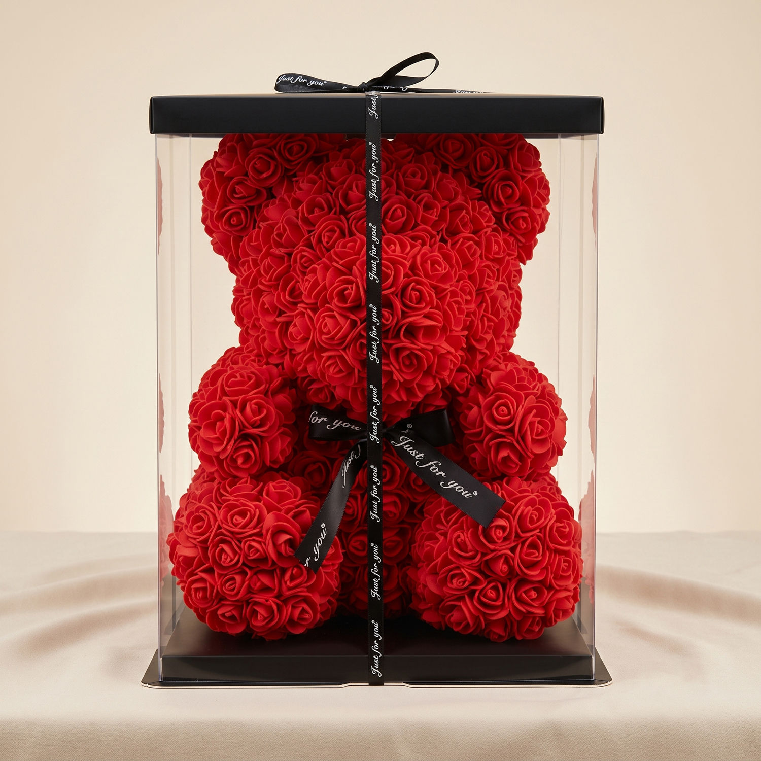 Artificial Red Roses Teddy Bear Delivery in Singapore - FNP SG